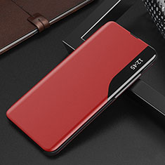 Xiaomi Poco M5 4G用手帳型 レザーケース スタンド カバー Q03H Xiaomi レッド