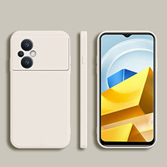 Xiaomi Poco M5 4G用360度 フルカバー極薄ソフトケース シリコンケース 耐衝撃 全面保護 バンパー YK1 Xiaomi ホワイト
