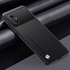 Xiaomi Poco M5 4G用ケース 高級感 手触り良いレザー柄 S01 Xiaomi ブラック