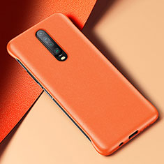 Xiaomi Poco X2用ケース 高級感 手触り良いレザー柄 S06 Xiaomi オレンジ