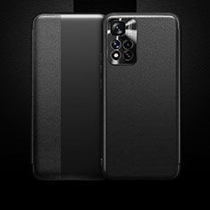 Xiaomi Poco X4 NFC用手帳型 レザーケース スタンド カバー LF1 Xiaomi ブラック