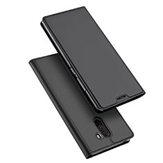 Xiaomi Pocophone F1用手帳型 レザーケース スタンド カバー Xiaomi ブラック