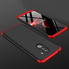 Xiaomi Pocophone F1用ハードケース プラスチック 質感もマット 前面と背面 360度 フルカバー Xiaomi レッド・ブラック
