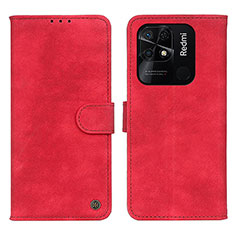 Xiaomi Redmi 10 India用手帳型 レザーケース スタンド カバー N03P Xiaomi レッド