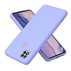 Xiaomi Redmi 10A 4G用360度 フルカバー極薄ソフトケース シリコンケース 耐衝撃 全面保護 バンパー H01P Xiaomi パープル