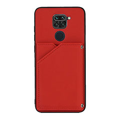 Xiaomi Redmi 10X 4G用ケース 高級感 手触り良いレザー柄 Y01B Xiaomi レッド