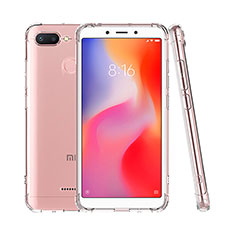 Xiaomi Redmi 6用極薄ソフトケース シリコンケース 耐衝撃 全面保護 クリア透明 T07 Xiaomi クリア