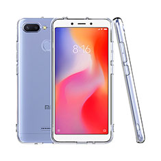 Xiaomi Redmi 6用極薄ソフトケース シリコンケース 耐衝撃 全面保護 クリア透明 T08 Xiaomi クリア