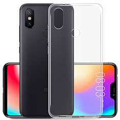 Xiaomi Redmi 6 Pro用極薄ソフトケース シリコンケース 耐衝撃 全面保護 クリア透明 カバー Xiaomi クリア