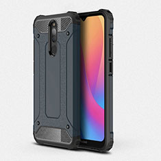 Xiaomi Redmi 8用ハイブリットバンパーケース プラスチック 兼シリコーン カバー Xiaomi ネイビー