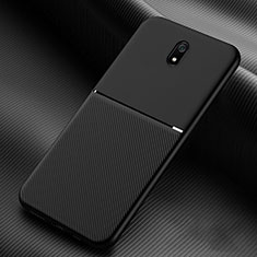 Xiaomi Redmi 8A用360度 フルカバー極薄ソフトケース シリコンケース 耐衝撃 全面保護 バンパー S01 Xiaomi ブラック