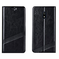 Xiaomi Redmi 8A用手帳型 レザーケース スタンド カバー L15 Xiaomi ブラック