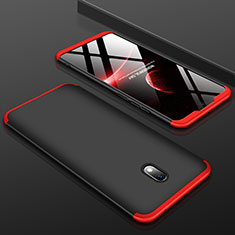 Xiaomi Redmi 8A用ハードケース プラスチック 質感もマット 前面と背面 360度 フルカバー M01 Xiaomi レッド・ブラック