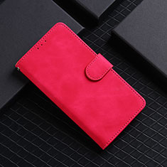 Xiaomi Redmi 9用手帳型 レザーケース スタンド カバー L01Z Xiaomi ローズレッド