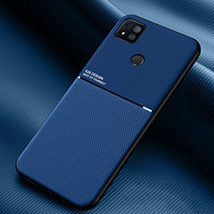 Xiaomi Redmi 9 India用極薄ソフトケース シリコンケース 耐衝撃 全面保護 マグネット式 バンパー Xiaomi ネイビー