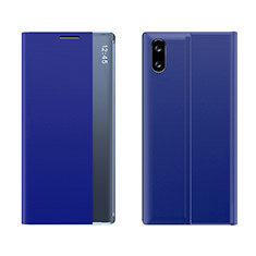 Xiaomi Redmi 9A用手帳型 レザーケース スタンド カバー Q04H Xiaomi ネイビー