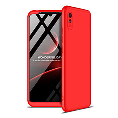 Xiaomi Redmi 9AT用ハードケース プラスチック 質感もマット 前面と背面 360度 フルカバー P02 Xiaomi レッド
