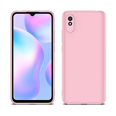 Xiaomi Redmi 9AT用360度 フルカバー極薄ソフトケース シリコンケース 耐衝撃 全面保護 バンパー C01 Xiaomi ピンク