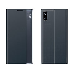 Xiaomi Redmi 9AT用手帳型 レザーケース スタンド カバー Q04H Xiaomi ダークグレー