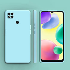 Xiaomi Redmi 9C NFC用360度 フルカバー極薄ソフトケース シリコンケース 耐衝撃 全面保護 バンパー YK1 Xiaomi ライトブルー