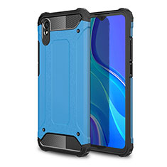 Xiaomi Redmi 9i用ハイブリットバンパーケース プラスチック 兼シリコーン カバー WL1 Xiaomi ネイビー