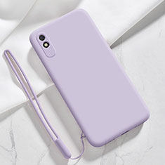 Xiaomi Redmi 9i用360度 フルカバー極薄ソフトケース シリコンケース 耐衝撃 全面保護 バンパー YK1 Xiaomi ラベンダー