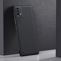 Xiaomi Redmi 9T 4G用ハードケース プラスチック 質感もマット カバー YK5 Xiaomi ブラック