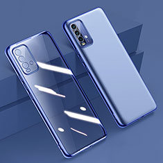 Xiaomi Redmi 9T 4G用極薄ソフトケース シリコンケース 耐衝撃 全面保護 クリア透明 H01 Xiaomi ネイビー