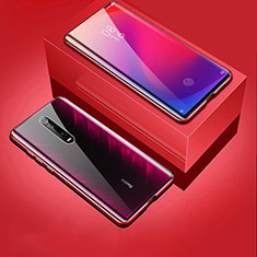 Xiaomi Redmi K20用ケース 高級感 手触り良い アルミメタル 製の金属製 360度 フルカバーバンパー 鏡面 カバー T06 Xiaomi レッド