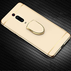 Xiaomi Redmi K20用ケース 高級感 手触り良い メタル兼プラスチック バンパー アンド指輪 T01 Xiaomi ゴールド