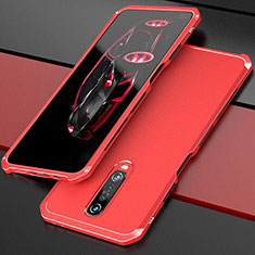 Xiaomi Redmi K30 5G用ケース 高級感 手触り良い アルミメタル 製の金属製 カバー Xiaomi レッド