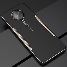 Xiaomi Redmi K30 Pro 5G用ケース 高級感 手触り良い アルミメタル 製の金属製 カバー T02 Xiaomi ゴールド