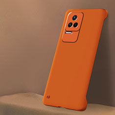 Xiaomi Redmi K50 5G用ハードケース プラスチック 質感もマット カバー YK5 Xiaomi オレンジ