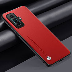 Xiaomi Redmi K50 Gaming 5G用ケース 高級感 手触り良いレザー柄 S01 Xiaomi レッド