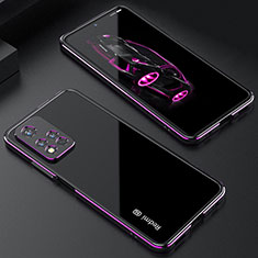 Xiaomi Redmi Note 11 Pro+ Plus 5G用ケース 高級感 手触り良い アルミメタル 製の金属製 バンパー カバー S01 Xiaomi パープル