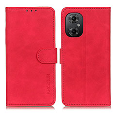 Xiaomi Redmi Note 11R 5G用手帳型 レザーケース スタンド カバー K03Z Xiaomi レッド