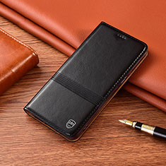 Xiaomi Redmi Note 11R 5G用手帳型 レザーケース スタンド カバー H05P Xiaomi ブラック