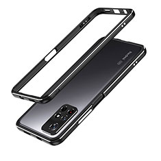 Xiaomi Redmi Note 11S 5G用ケース 高級感 手触り良い アルミメタル 製の金属製 バンパー カバー S01 Xiaomi ブラック