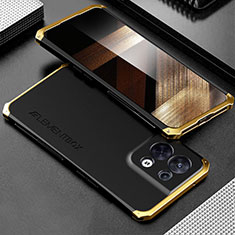 Xiaomi Redmi Note 13 5G用360度 フルカバー ケース 高級感 手触り良い アルミメタル 製の金属製 Xiaomi ゴールド・ブラック