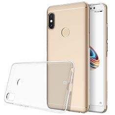 Xiaomi Redmi Note 5 AI Dual Camera用極薄ソフトケース シリコンケース 耐衝撃 全面保護 クリア透明 カバー Xiaomi クリア