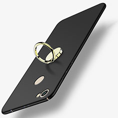 Xiaomi Redmi Note 5A High Edition用ハードケース プラスチック 質感もマット アンド指輪 Xiaomi ブラック