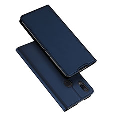 Xiaomi Redmi Note 7 Pro用手帳型 レザーケース スタンド カバー Xiaomi ネイビー
