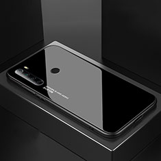 Xiaomi Redmi Note 8 (2021)用ハイブリットバンパーケース プラスチック 鏡面 カバー Xiaomi ブラック
