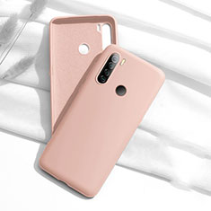 Xiaomi Redmi Note 8 (2021)用360度 フルカバー極薄ソフトケース シリコンケース 耐衝撃 全面保護 バンパー C02 Xiaomi ピンク