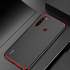 Xiaomi Redmi Note 8 (2021)用極薄ソフトケース シリコンケース 耐衝撃 全面保護 クリア透明 H04 Xiaomi レッド