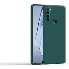 Xiaomi Redmi Note 8 (2021)用360度 フルカバー極薄ソフトケース シリコンケース 耐衝撃 全面保護 バンパー YK4 Xiaomi モスグリー