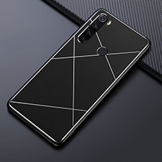 Xiaomi Redmi Note 8用ケース 高級感 手触り良い アルミメタル 製の金属製 カバー T03 Xiaomi ブラック