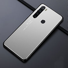 Xiaomi Redmi Note 8用ケース 高級感 手触り良い アルミメタル 製の金属製 カバー T02 Xiaomi シルバー