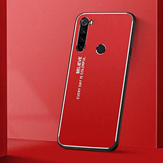 Xiaomi Redmi Note 8用ケース 高級感 手触り良い アルミメタル 製の金属製 カバー T01 Xiaomi レッド