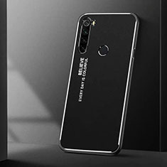 Xiaomi Redmi Note 8用ケース 高級感 手触り良い アルミメタル 製の金属製 カバー T01 Xiaomi ブラック